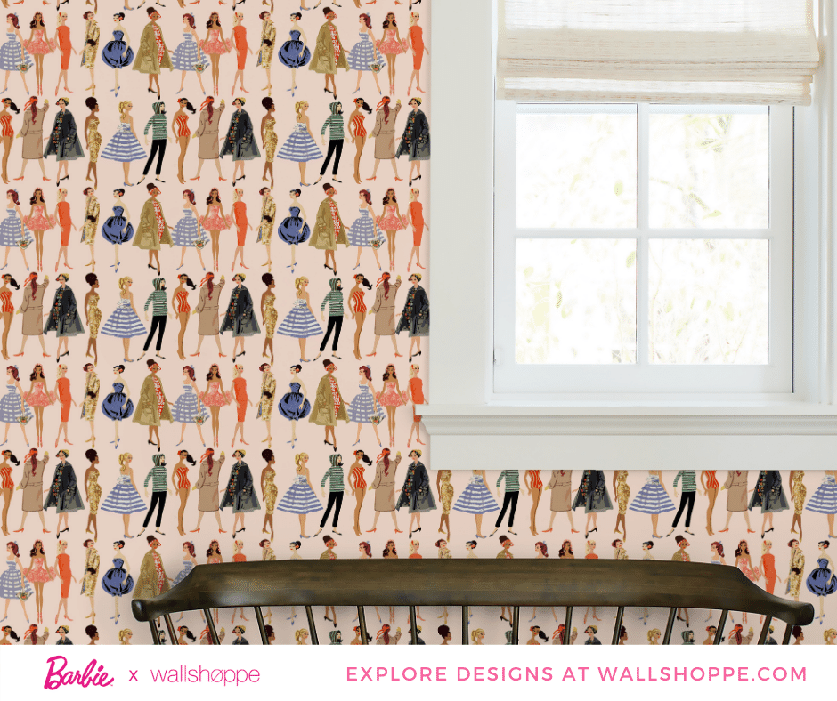 Launches New Barbie™ Wallpaper Collection, Designed in